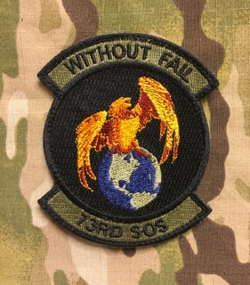 USAF 73rd SOS Special Operations Patch nášivka Green