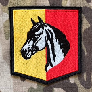 Czech Patch Police of Czech Republic - Oddělení služební hipologie - Hlavní město Praha - Color - nášivka