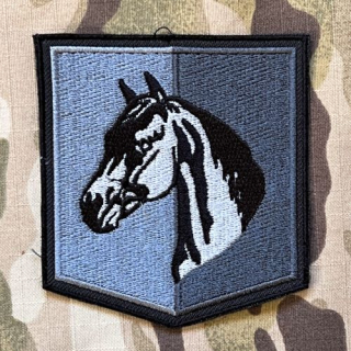 Czech Patch Police of Czech Republic - Oddělení služební hipologie - Hlavní město Praha - Black - nášivka