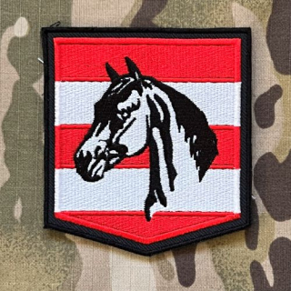 Czech Patch Police of Czech Republic - Oddělení služební hipologie - Jihomoravský kraj - Color - nášivka