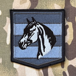 Czech Patch Police of Czech Republic - Oddělení služební hipologie - Jihomoravský kraj - Black - nášivka