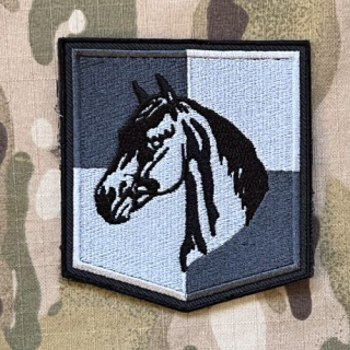 Czech Patch Police of Czech Republic - Oddělení služební hipologie - Liberecký kraj - Black - nášivka