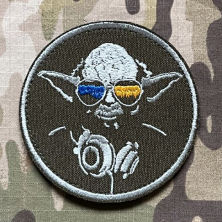 Ukrajina Military Velcro Patch Ukraine Baby Yoda - nášivka