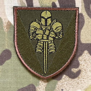 Ukrajina Military Velcro Patch 17th Kryvyi Rih Tank Brigade - Green - ver.1 - nášivka