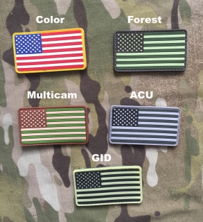 JTG US Flag PVC Patch - nášivka
