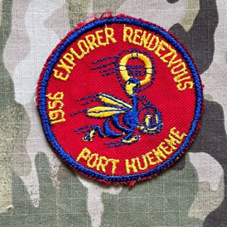 USA XII Scout Explorer Rendezvous Port Hueneme 1956 Patch - nášivka