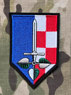 Czech Patch Police of Czech Republic - Obvodní  oddělení - Olomoucký kraj - Color - nášivka