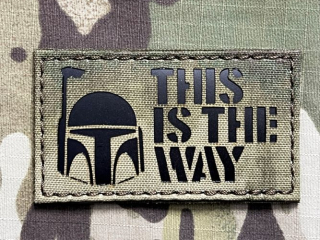 TF LaserCut Patch Star Wars This is the Way Infra - A-TACS FG - nášivka