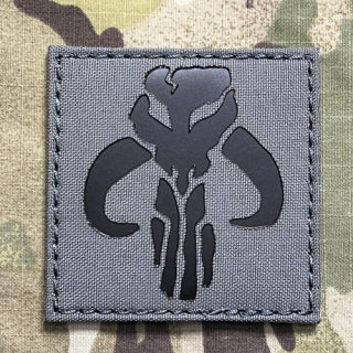 TF LaserCut Patch Star Wars Mythosaur Infra - Large - Wolf Grey - nášivka