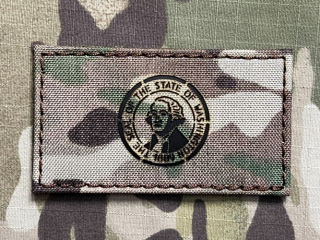 TF LaserCut Patch US State - Washington Flag Infra - Multicam - nášivka