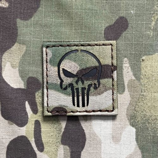 TF LaserCut Patch Punisher Infra - Small - Multicam - nášivka