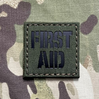 TF LaserCut Patch First Aid Infra - Small - Olive Drab - nášivka
