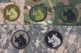 MSM Rhino Head PVC Patch